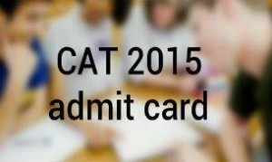 Delayed! CAT 2015 Admit Card