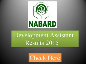 NABARD-Development-Assistant-Results-2015
