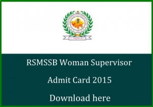 RSMSSB-Woman-Supervisor-Admit-Card-2015