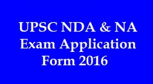 UPSC-NDA-NA-Exam-Application-Form-2016