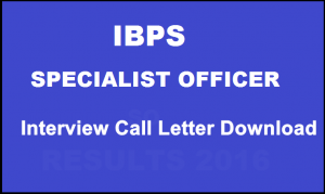 IBPS-CWE-Specialist-Officers-V-Interview-Call-Letter