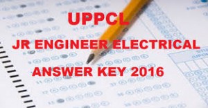 UPPCL Junior Engineer Trainee (Electrical) 2016 Answer Key