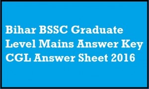 Bihar-BSSC-Graduate-Level-Mains-Answer-Key