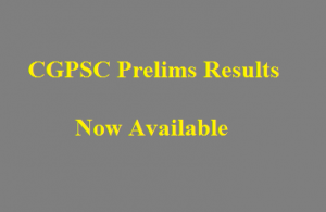 CGPSC-Prelims-Results-2016