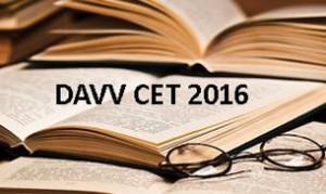 DAVV, Indore CET 2016 Admit Card