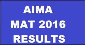 Declared! AIMA MAT May 2016 Results