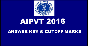 AIPVT 2016 (May 14th) Answer Key Released!