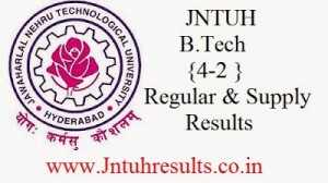 Jntuh B.Tech 4-2 Results [Jntuhresults.co.in]