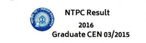 RRB NTPC (Graduate) Exam - CEN 03 2015 Results soon!
