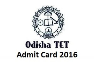3rd August OTET 2016 Admit Card – Hall Ticket Download Begins!