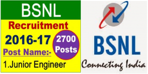 BSNL JE Recruitment 2016 – Apply online for 2700 posts!