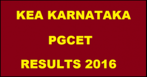 KEA PGCET 2016 Results Declared – Check Rank List