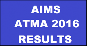 AIMS ATMA 7th August, 2016 Results Declared! Check Here